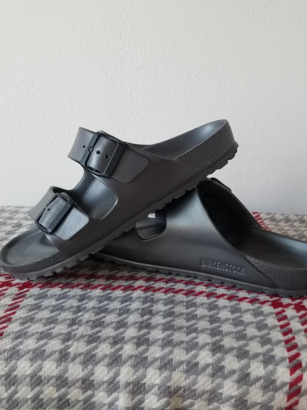 Birkenstock Arizona EVA Waterproof Slide in Anthracite Size 39 - Picture 12 of 12